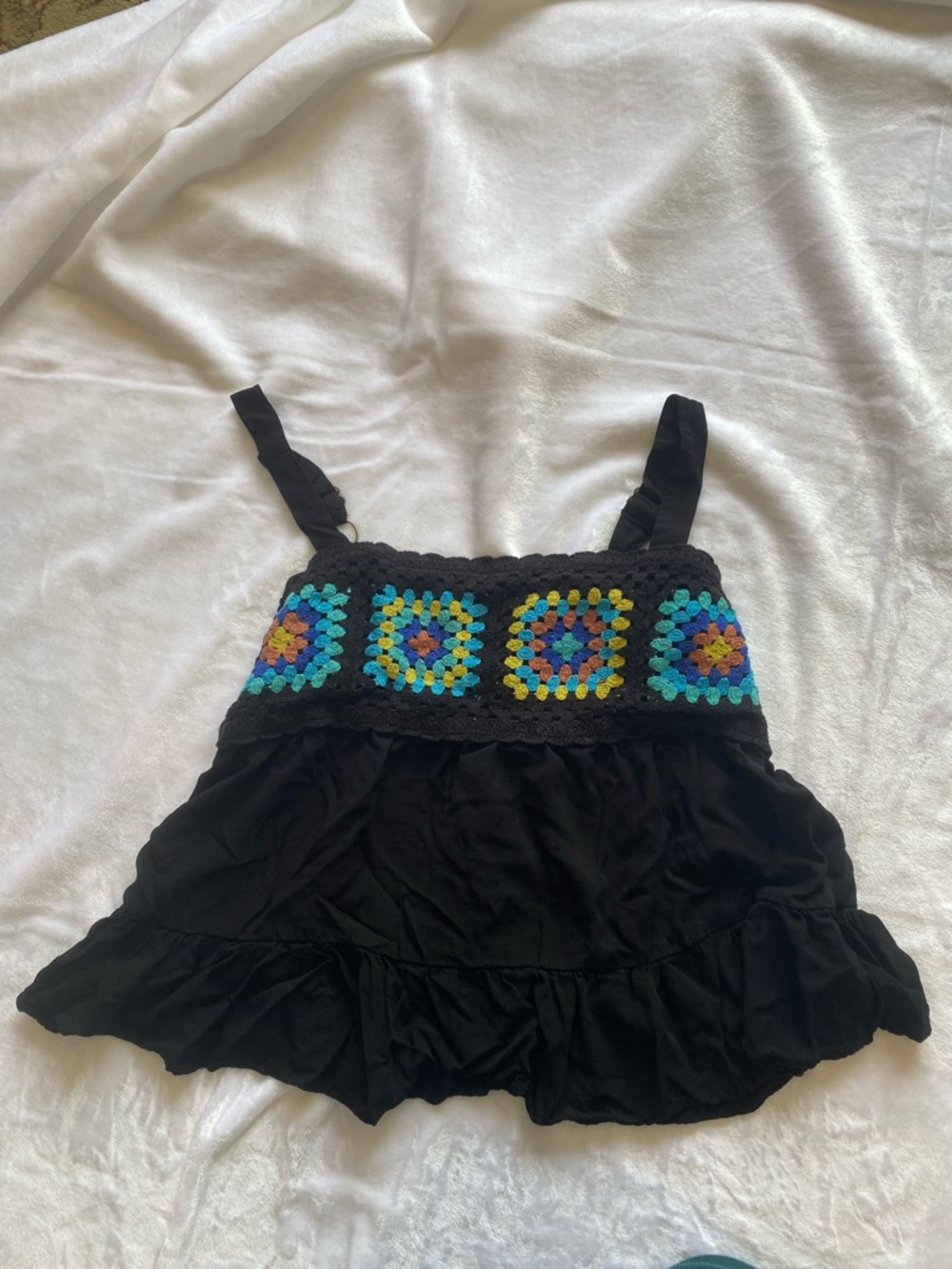 SO Black Smocked Tube Top